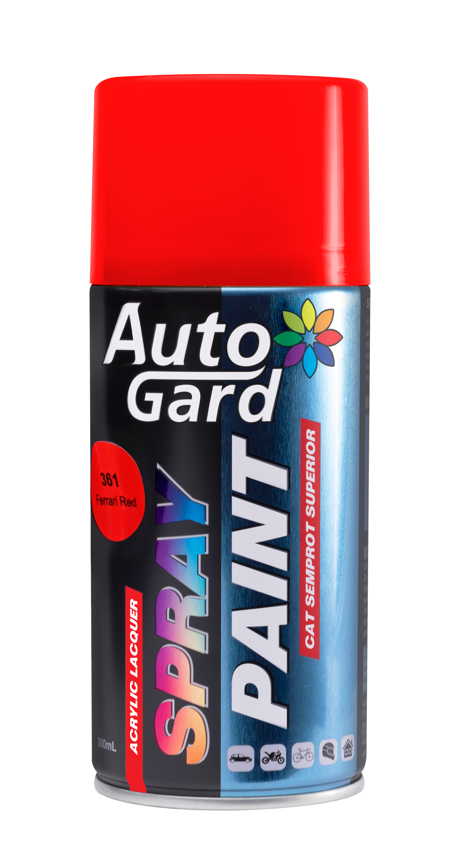 Auto Spray Red AUTOGARD FERRARI RED 300mL – Sprays SG