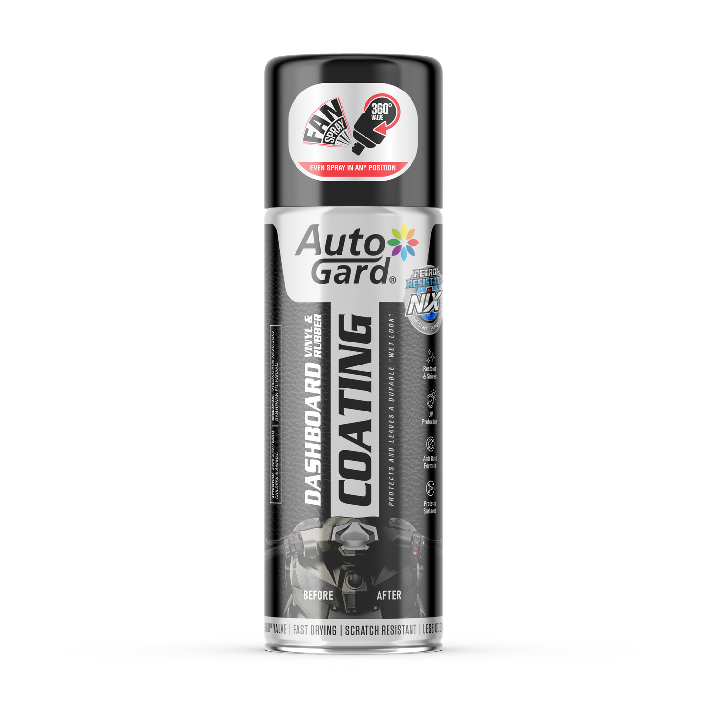 AutoGard Trim & Rubber Restorer — Advance NIX Formula, Maximum UV Protection, Restores Faded Surface