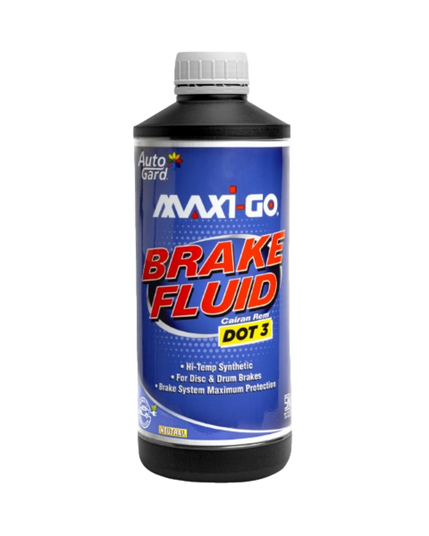 ANTI FOAMING FORMULA AUTOGARD MAXI-GO BRAKE FLUID 900 mL