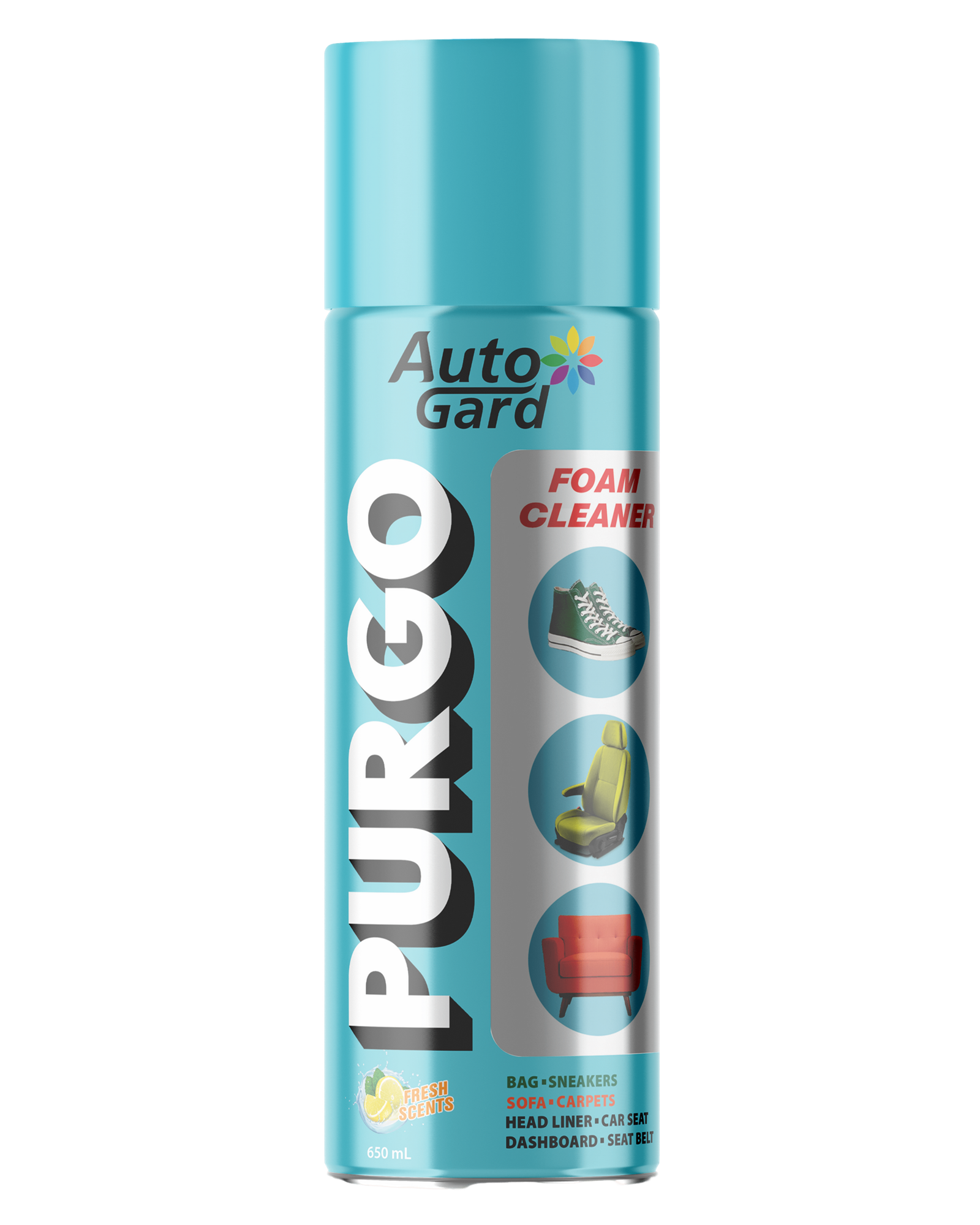 AUTOGARD MULTIPURPOSE FOAM CLEANER - PURGO 650mL – Sprays SG