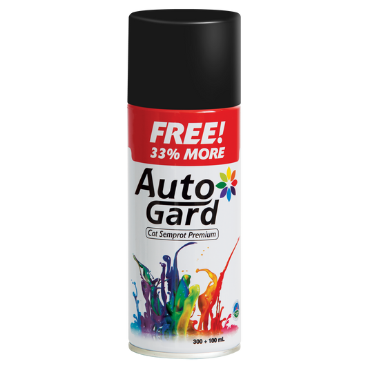 AUTOGARD FLAT BLACK 400mL