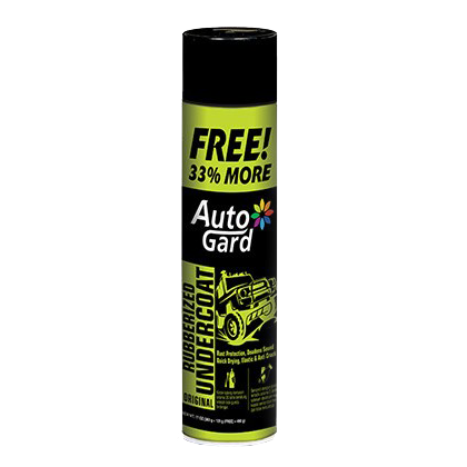 AUTOGARD PREMIUM RUBBERIZED UNDERCOAT WITH SEALER PRIMER - BLACK 480 g